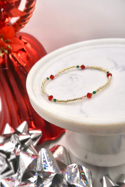 Holly Christmas Bracelet