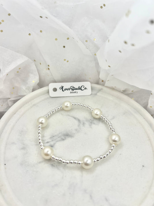 Sterling dream pearl bracelet