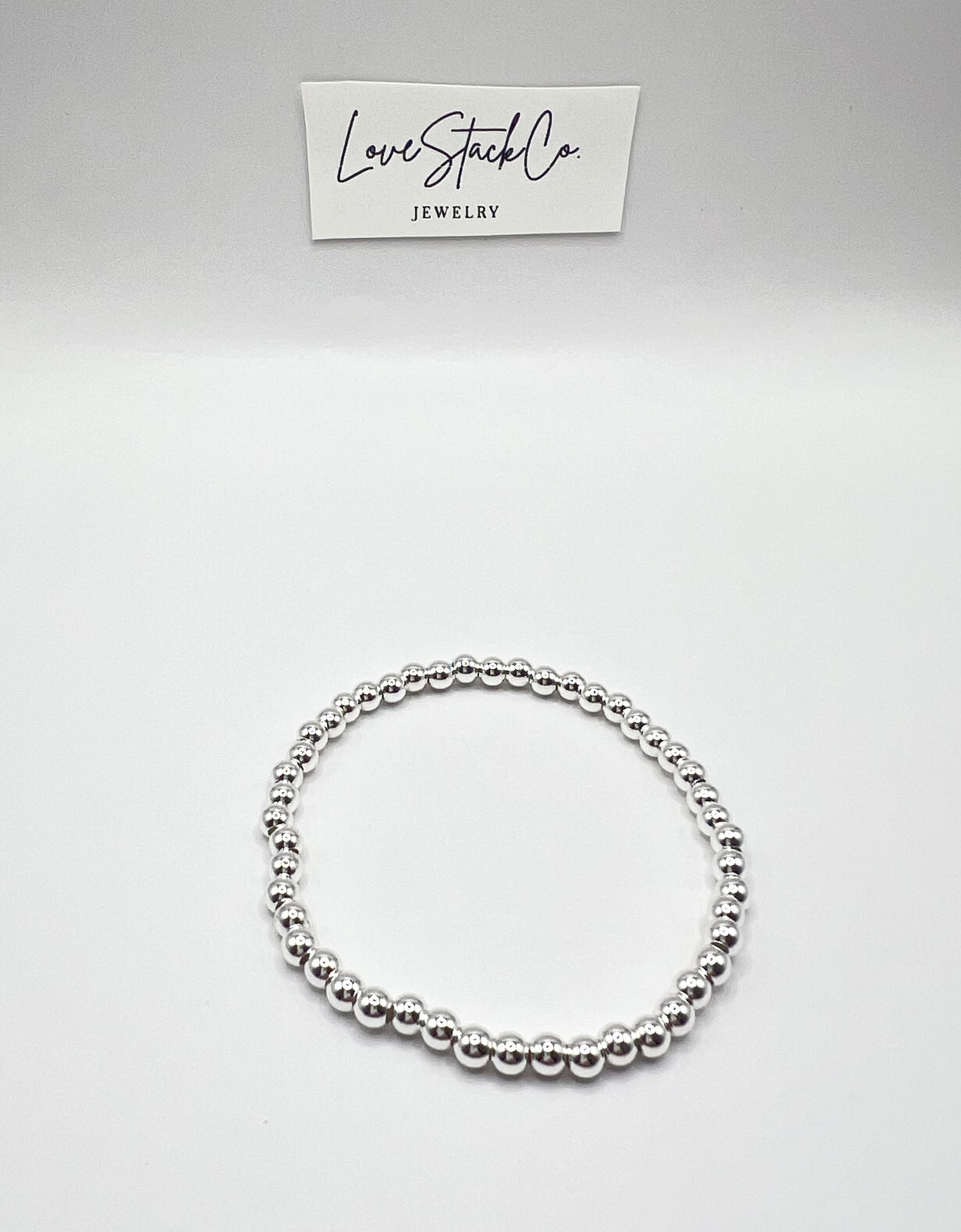 Chunky full silver bracelet