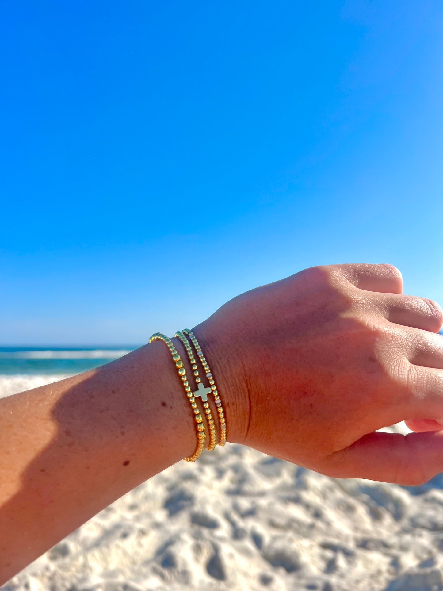 Beach girl stack