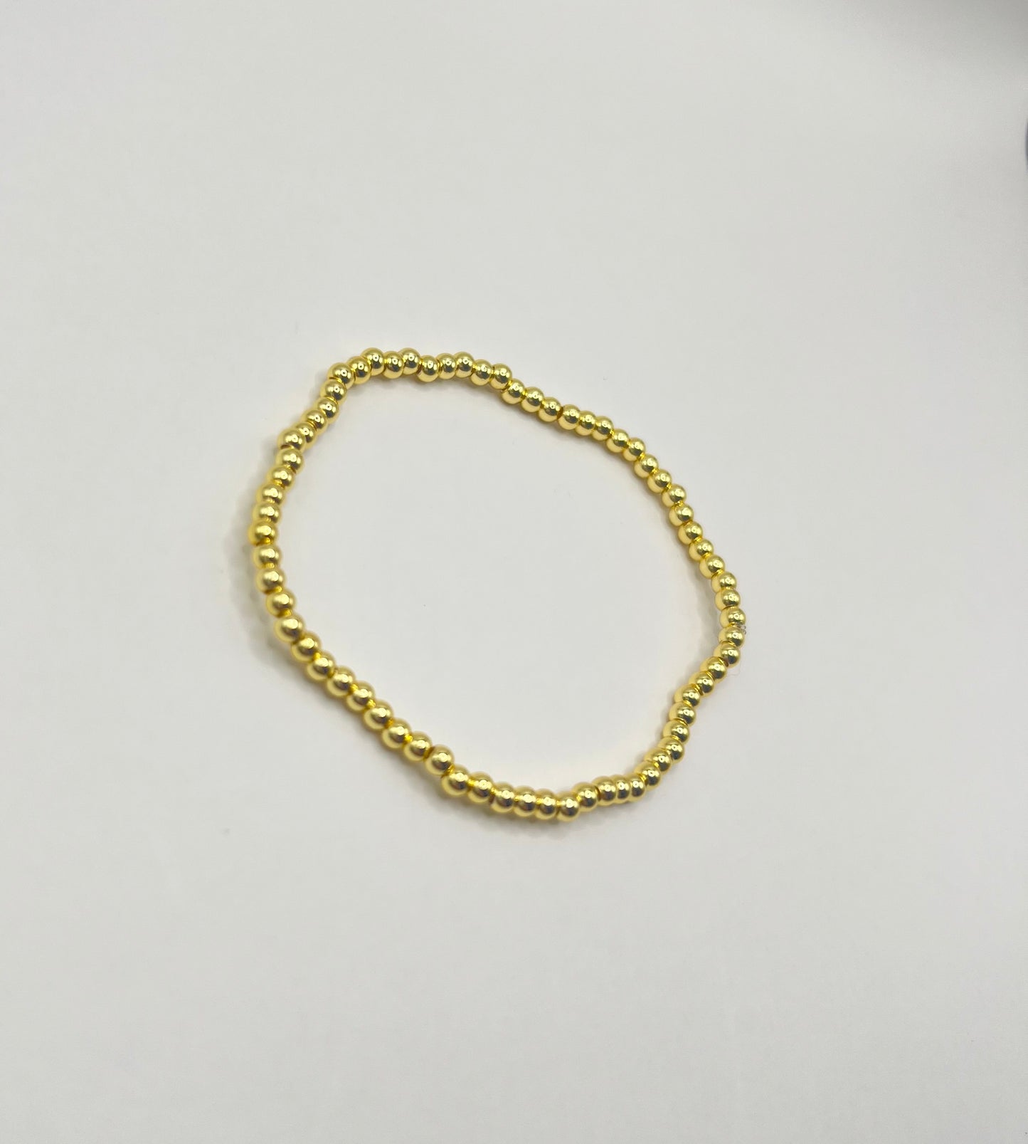 Full beaded gold bracelet